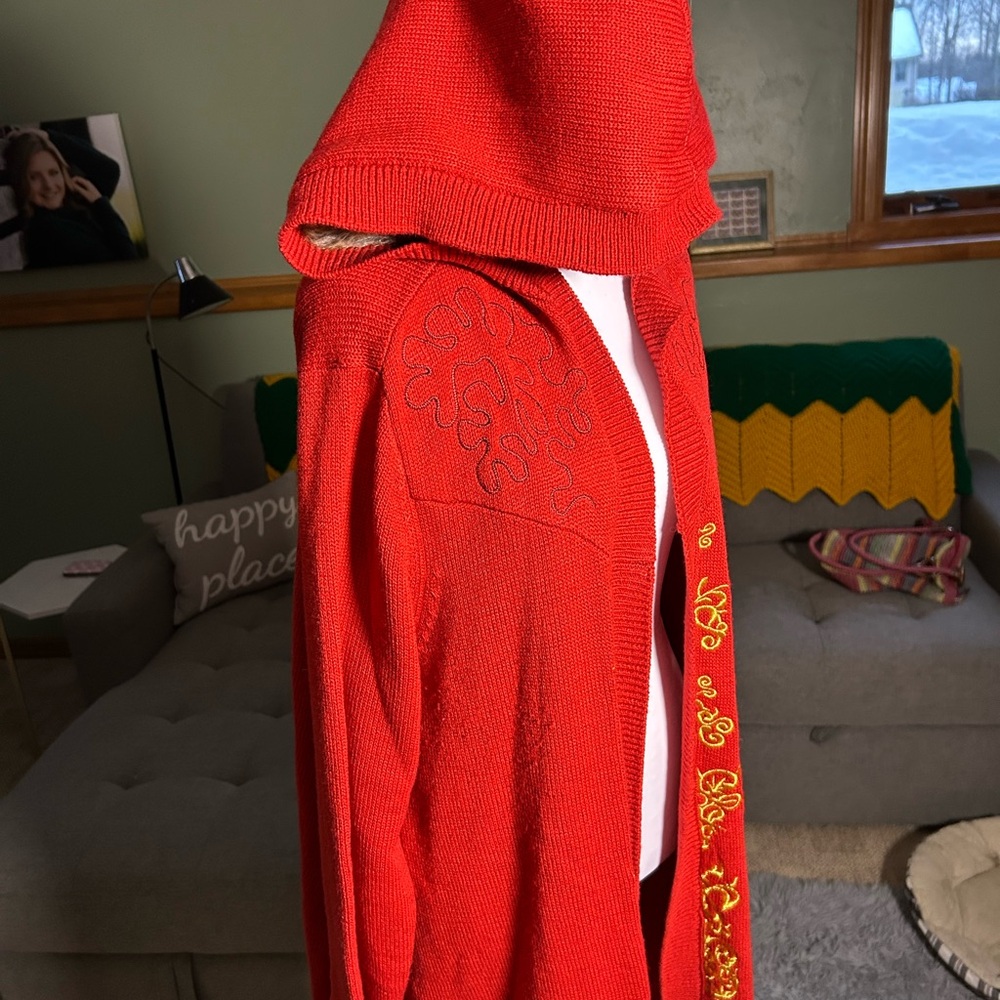 Star Wars Her Universe Queen Amidala Red Open-Front Cardigan - Picture 7 of 9